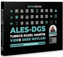 Benim Hocam Yayınları ALES DGS Türkçe Sözel Mantık Video Ders Notları 2022