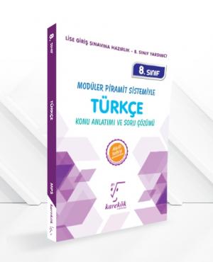 Karekök Yayınları 8.Sınıf LGS Türkçe Konu Anlatımı ve Soru Çözümü